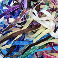 10 Piece Sparkle Ribbon Lace - Pound A Metre