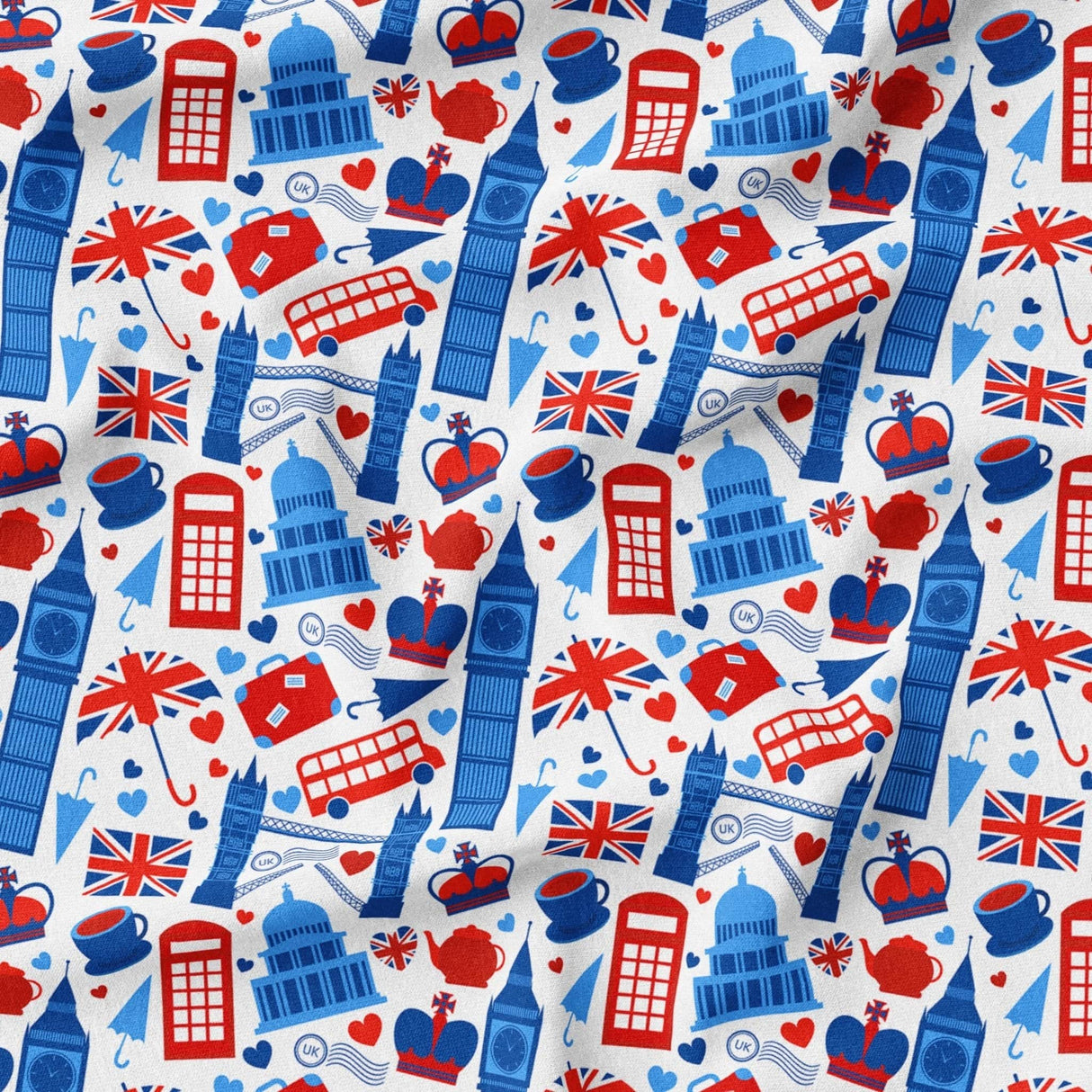 Pound A Metre 6pc Fat Quarter Bundle 100% Cotton Coronation Fat Quarter Bundle- 6 Pieces
