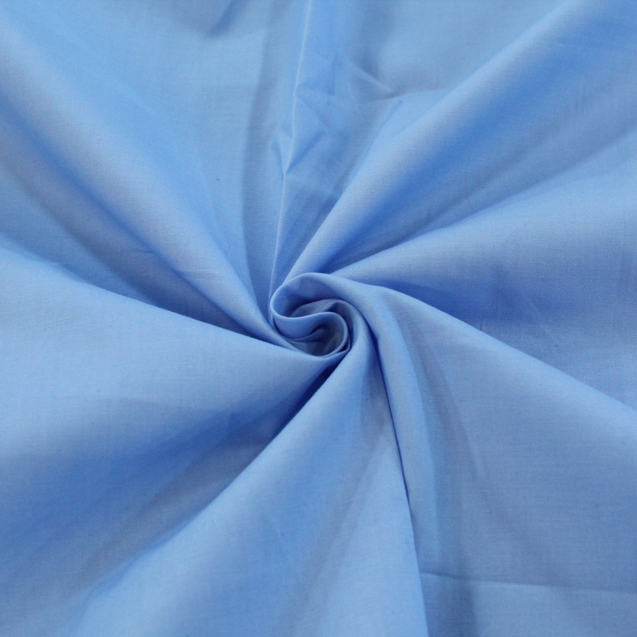 100% Cotton Plain Poplin Fabric- Premium Quality 14 Colours 44" Wide - Pound A Metre