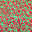 Pound A Metre Full Metre 100% Digital Quilting Cotton, Festive Gold Foil Collection 44" Wide Red