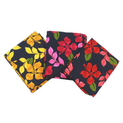 100% Poplin Cotton 6pc Fat Quarter Bundle- Bright Floral - Pound A Metre