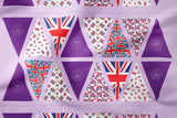 100% Premium Jubilee Quilting Cotton Bunting Panel 3 - Pound A Metre