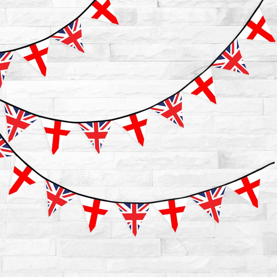 Pound A Metre Per Panel (60cm) 100% Premium Jubilee Quilting Cotton Bunting Panel 4