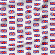 100% Premium Royal Quilting Cotton, 'Union Jack', 44" Wide - Pound A Metre