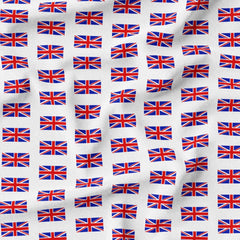 100% Premium Royal Quilting Cotton, 'Union Jack', 44" Wide - Pound A Metre