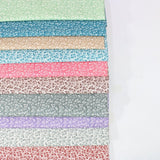 Pound A Metre 10 Mixed Colours 100% Quilting Cotton- Floral Essentials Collection- 44" Wide