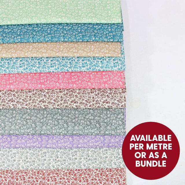 Pound A Metre 100% Quilting Cotton- Floral Essentials Collection- 44" Wide
