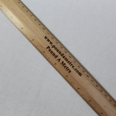 100% Quilting Quality Cotton 44" Wide White - Pound A Metre