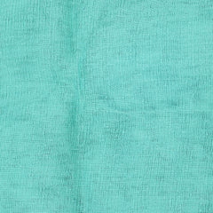 10FOR5 Cotton Muslin Stiff Finish - 'Turquoise' 42" Wide - Pound A Metre