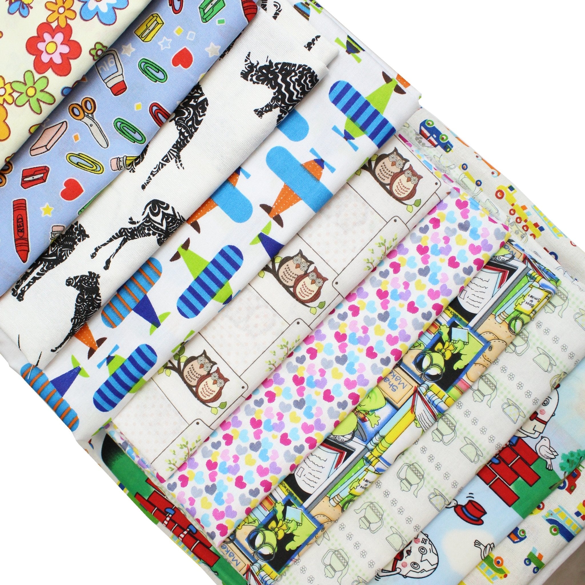 10m Crazy Cotton Fabric Bundle - Pound A Metre