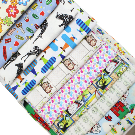 10m Crazy Cotton Fabric Bundle - Pound A Metre