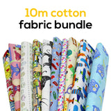 Pound A Metre 10m Crazy Cotton Fabric Bundle