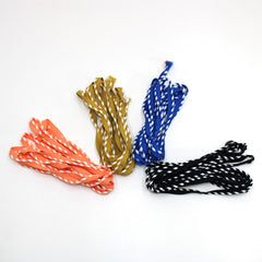 12 Metre Assorted Striped Lace Piping Bundle - approx 1cm wide - Pound A Metre