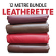 12 Metres Premium Lycra Leatherette Bundle- (4 x 3 Metres) - Pound A Metre