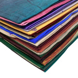 12 Or 24 Pure Silk Scarves- Assorted Colours - Pound A Metre