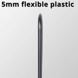 Pound A Metre Pack of 12 12 Pack Plastic Strong Clothes-Hangers - Black