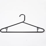 Pound A Metre Pack of 12 12 Pack Plastic Strong Clothes-Hangers - Black