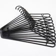 Pound A Metre Pack of 12 12 Pack Plastic Strong Clothes-Hangers - Black