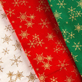 Pound A Metre 18 Fat Quarters 18 Piece Super Christmas Fat Quarter Bundle- 100% Cotton With Gold Foil (Designs Will Vary)