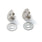 Pound A Metre Silver / Pack Of 4 18mm Magnetic Fasteners For Bags- 4 Cols- Complete Pack Of 4