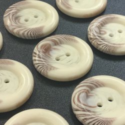 2-Hole Arran Buttons- (4 Sizes Available) (Pack Of 5) - Pound A Metre