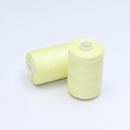 2 x 1000m Sewing Threads 'Pastel Yellow' - Pound A Metre
