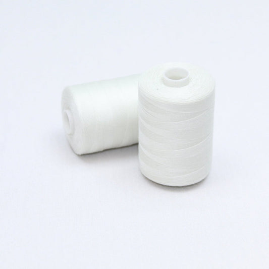 2 x 1000m Sewing Threads 'White' - Pound A Metre