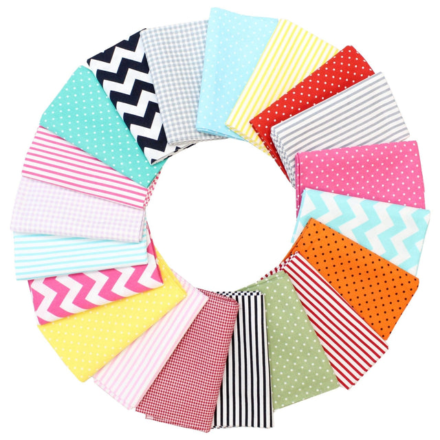 Pound A Metre 20 Fat Quarters 20pc Bundle- 100% Cotton Poplin Fat Quarters