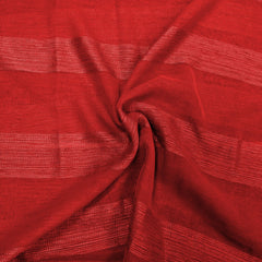 3 FOR £1 Embroidery Stripe Dress Crepe 80" Wide (149D) - Pound A Metre