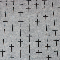 3 Metre Cotton Feel Cross Jersey - 55" Grey - Pound A Metre