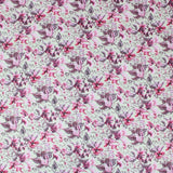 Pound A Metre 3 Metres 3 Metre Deluxe Santorini Floral Soft Crepe ‘Melody’ 45" Wide Pastel Green