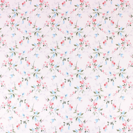 Pound A Metre 3 Metres 3 Metre Deluxe Santorini Floral Soft Crepe ‘Pastel Edition - Elegant Liberty’ 45" Wide Pastel Peach