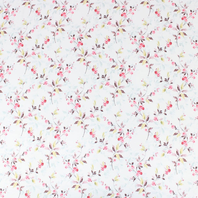 Pound A Metre 3 Metres 3 Metre Deluxe Santorini Floral Soft Crepe ‘Pastel Edition - Elegant Liberty’ 45" Wide Pastel Water Blue