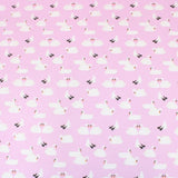 3 Metre Dressmaking Poly-Cotton - Animal Edition - 45" wide Swan - Pound A Metre