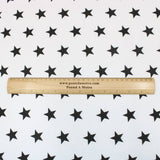 Pound A Metre 3 Metre 3 Metre Dressmaking Poly-Cotton - Funky Edition - 45" wide Black Star