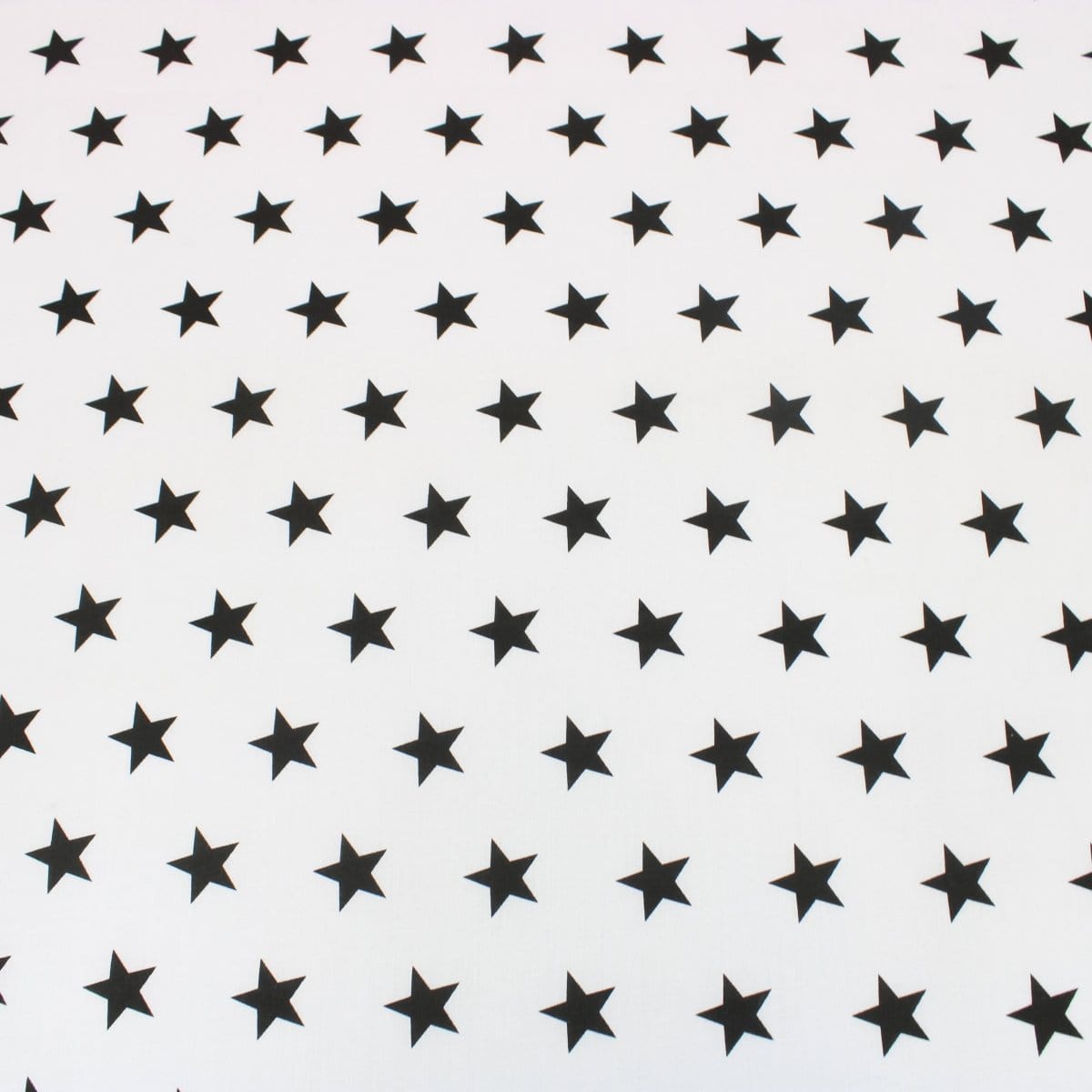 Pound A Metre 3 Metre 3 Metre Dressmaking Poly-Cotton - Funky Edition - 45" wide Black Star