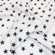 Pound A Metre 3 Metre 3 Metre Dressmaking Poly-Cotton - Funky Edition - 45" wide Black Star
