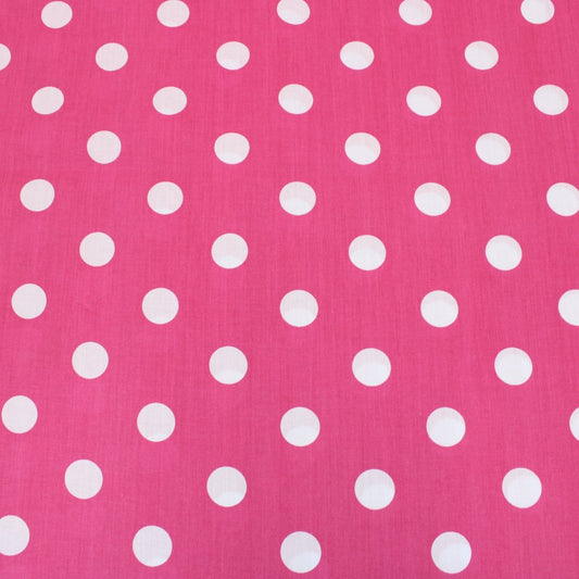3 Metre Dressmaking Poly-Cotton - Funky Edition - 45" wide Hot Pink - Pound A Metre