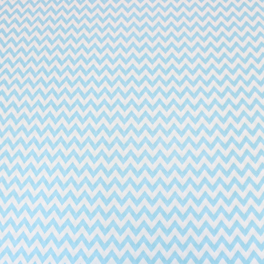 3 Metre Dressmaking Poly-Cotton - Funky Edition - 45" wide Light Blue - Pound A Metre