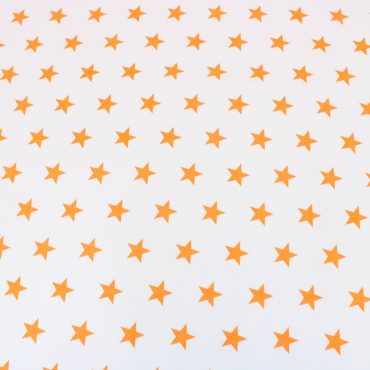 3 Metre Dressmaking Poly-Cotton - Funky Edition - 45" wide Orange Star - Pound A Metre