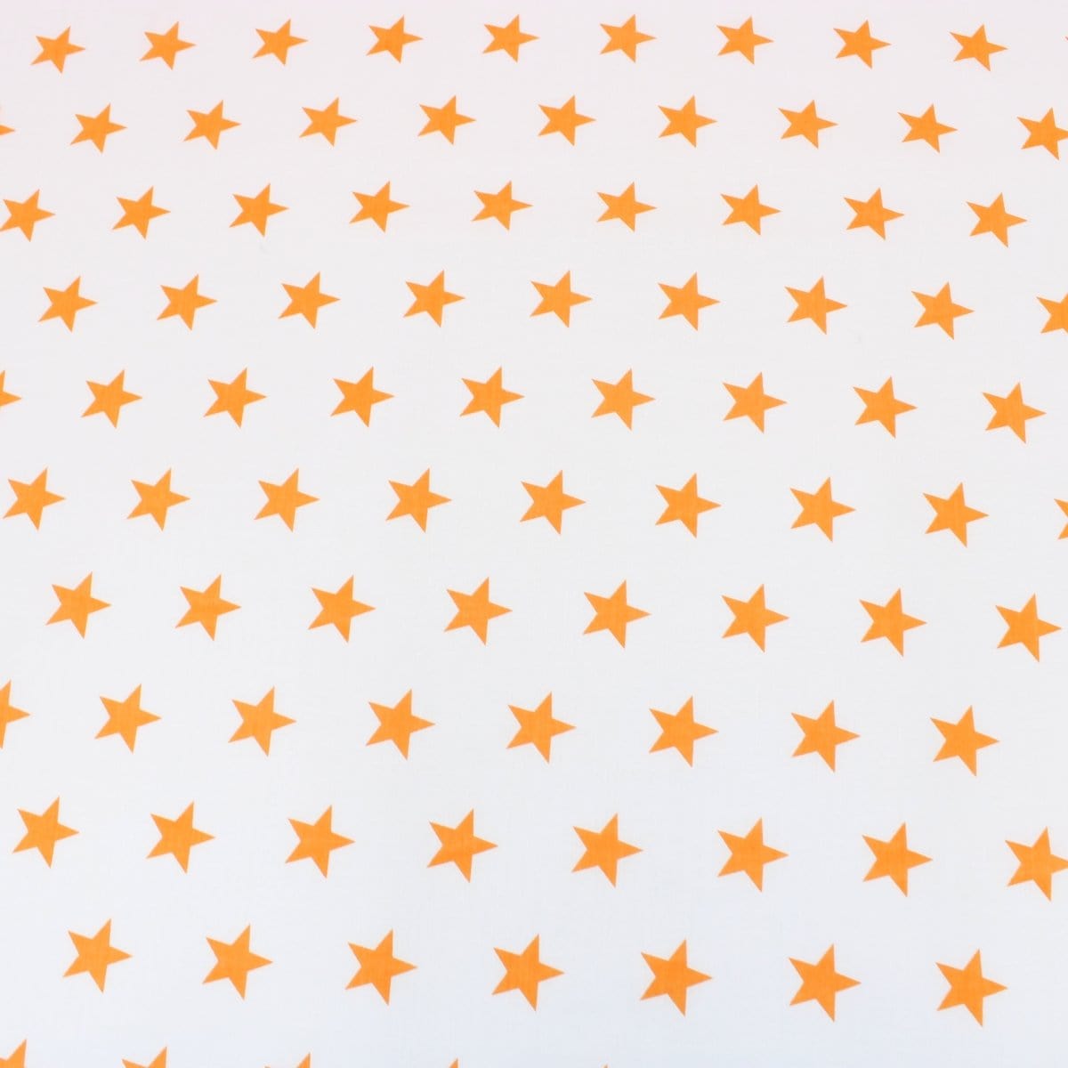 Pound A Metre 3 Metre 3 Metre Dressmaking Poly-Cotton - Funky Edition - 45" wide Orange Star