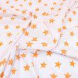 Pound A Metre 3 Metre 3 Metre Dressmaking Poly-Cotton - Funky Edition - 45" wide Orange Star