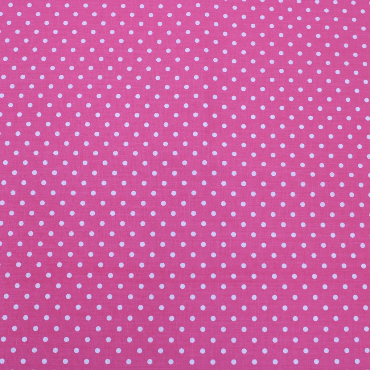 3 Metre Dressmaking Poly-Cotton - Polka Edition - 45" wide Coral Pink - Pound A Metre