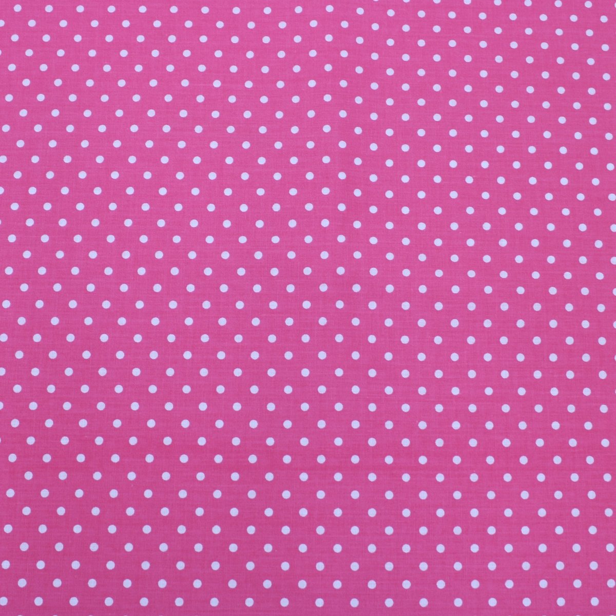 3 Metre Dressmaking Poly-Cotton - Polka Edition - 45" wide Coral Pink - Pound A Metre