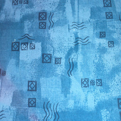 3 Metre Furnishing Fabric 60" Wide- Pattern Blend- Dark Blue - Pound A Metre