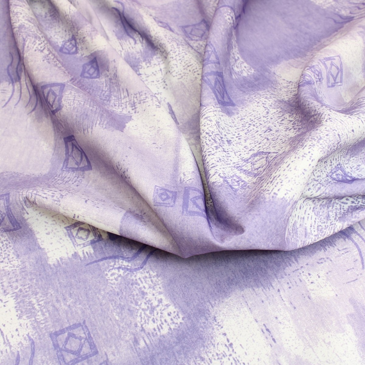 3 Metre Furnishing Fabric 60" Wide- Pattern Blend- Lilac - Pound A Metre