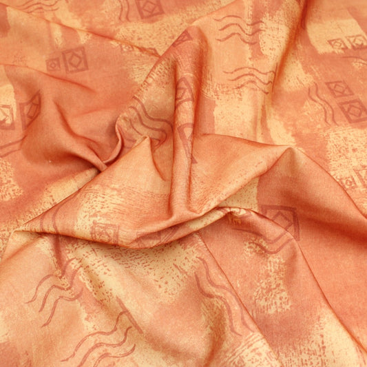 3 Metre Furnishing Fabric 60" Wide- Pattern Blend- Orange - Pound A Metre