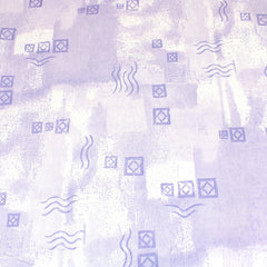 3 Metre Heavy Cotton Blend Furnishing Patterned Fabric 94" Wide Lilac - Pound A Metre