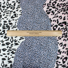 3 Metre Light-Weight Cheetah Velvet Jersey - 55" Wide - Pound A Metre