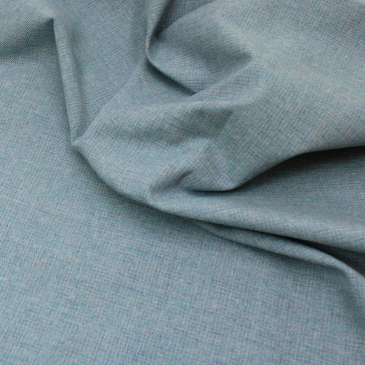 3 Metre Light-Weight Textured Furnishing Fabric 60" Wide - Pale Blue - Pound A Metre